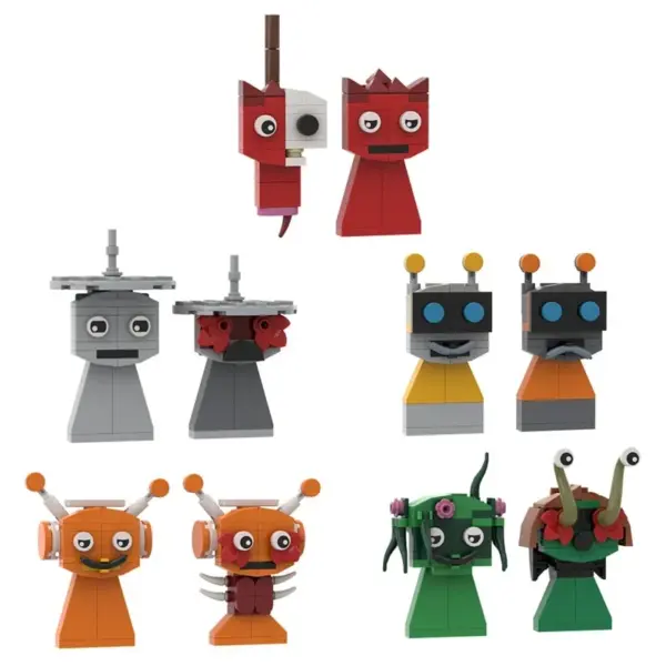 Gobricks Horror Incredibox Sprunki Building Blocks - Image 8
