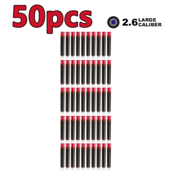 50/100pcs Fountain Pen Ink Cartridges Set of 2.6/3.4 mm - Image 11