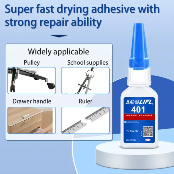LOOLIFL Instant Super Glue 1/5Pcs Fast Bonding Adhesive - Image 3