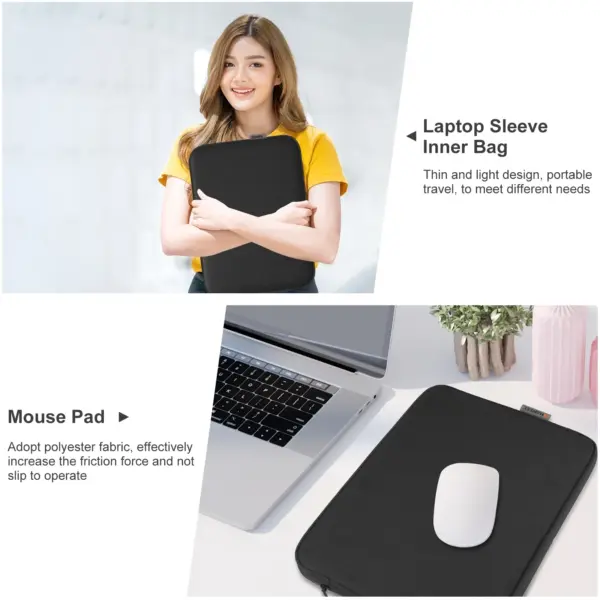 HAWEEL 16-13 Inch Laptop Sleeve with Zipper - Image 6