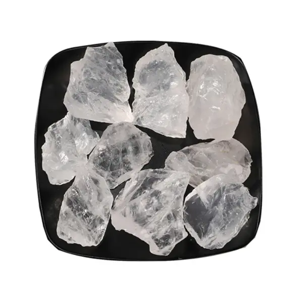 Natural White Crystal Clear Quartz Aquarium Stones - Image 3