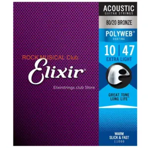 12-Piece Acoustic Guitar Strings Set 60 Sca23beefa890491eaf24357d22b0c3320 6