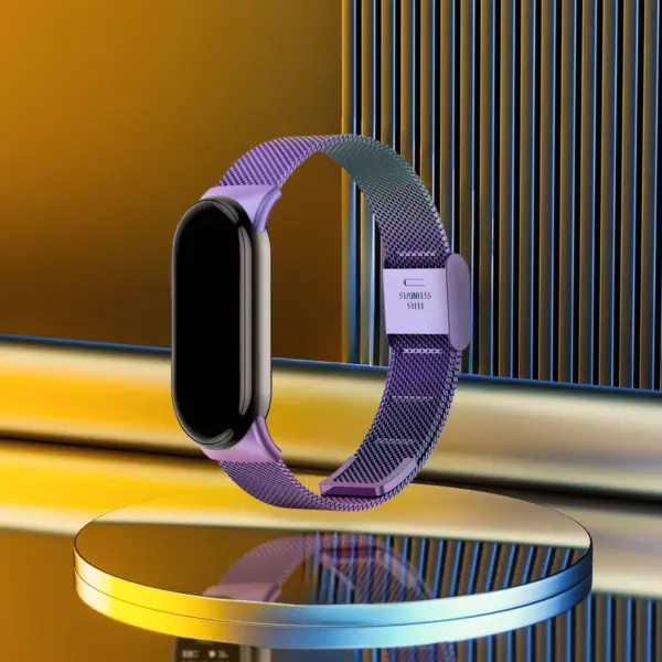 Stainless Steel Milanese Strap for Xiaomi Mi Band 8 - Image 5