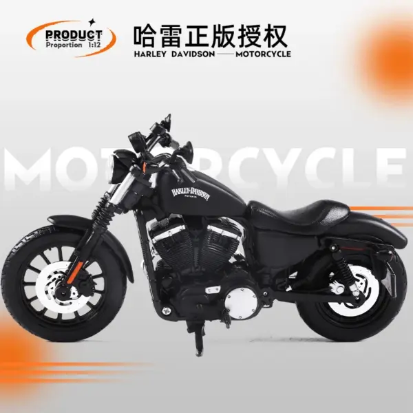 Maisto 1:12 Harley-Davidson Alloy Motorcycle Model - Image 2