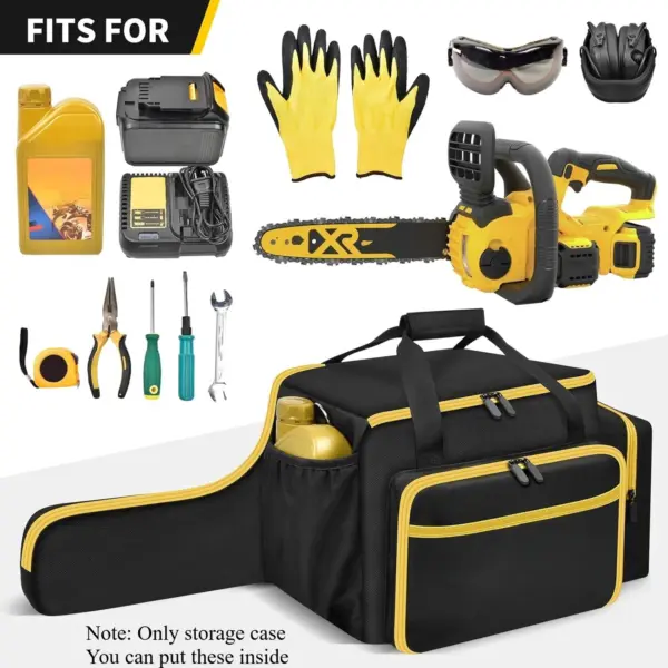 Heavy-Duty Chainsaw Storage Case for DEWALT and Greenworks - Image 2