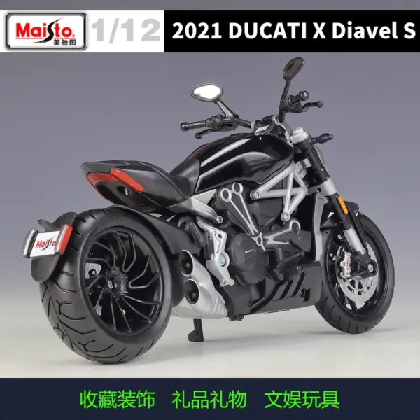 Maisto 1:12 Ducati X Diavel S Motorcycle Model - Image 4