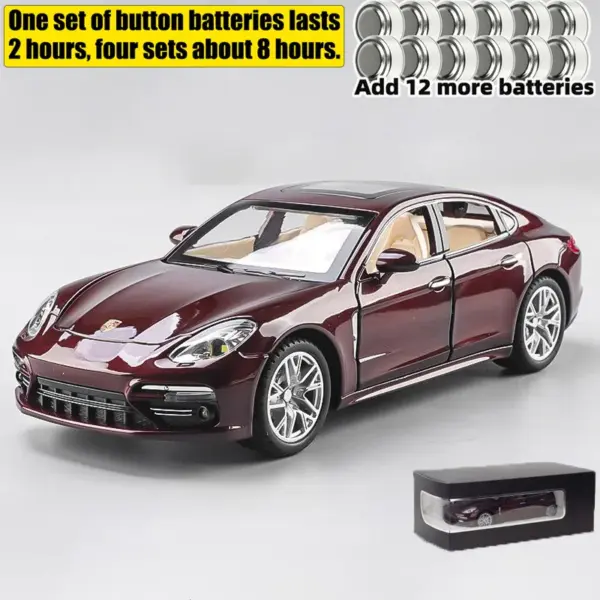 1:24 Porsche Panamera Metal Diecast Model Car - Image 7