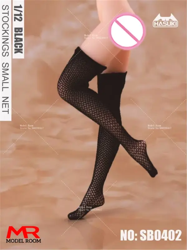 HASUKI SB01 SB03 SB04 1/12 Scale Seamless Mesh Socks - Image 5