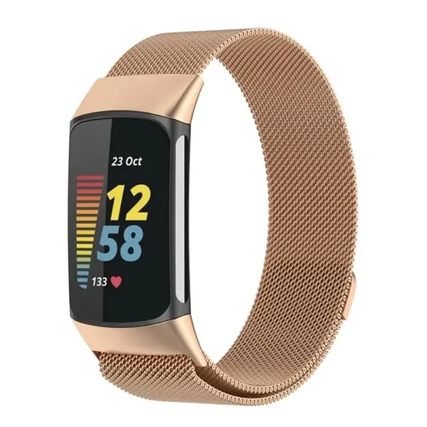 Milanese Loop for Fitbit Charge 5/6 Strap - Image 14