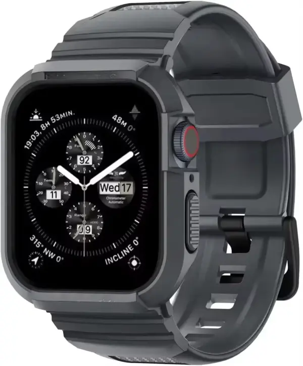 Rugged Carbon Case for Apple Watch Ultra2/9/8/7/6/SE Series 5-9 - Image 8