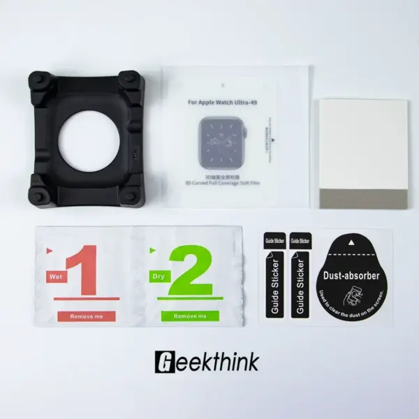 Hydrogel Screen Protector for Apple Watch Ultra2 - Image 3