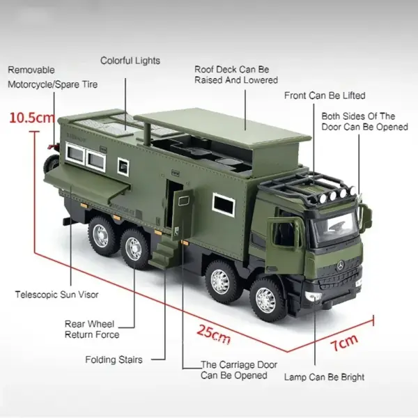 1/24 Nomadism Off-road RV Toy Model - Image 3