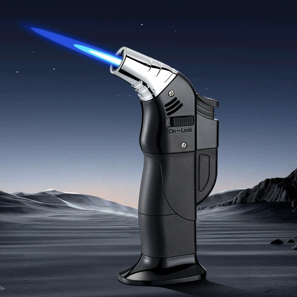 Windproof Metal Torch Gas Lighter JC for Cigars and Cooking 9 Windproof Metal Torch Gas Lighter JC for Cigars and Cooking - Image 9