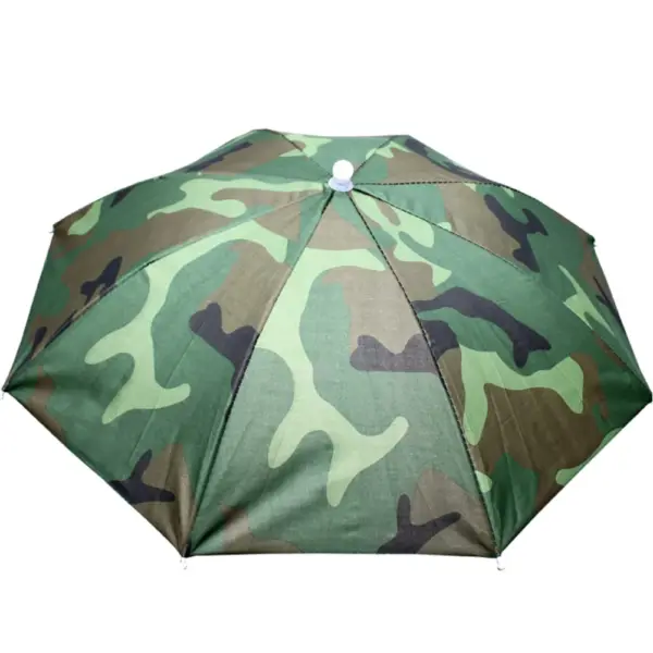 Outdoor Foldable Sun & Rain Umbrella Hat for Women - Image 18