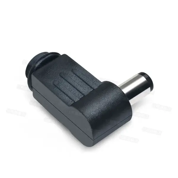 DIY DC Power Plug Wiring Set with 90° Elbow - Image 3