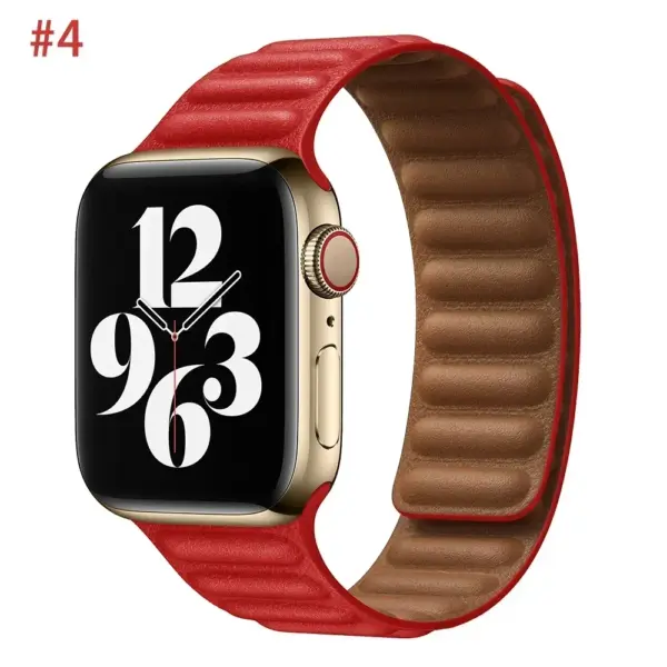 Leather Strap for Apple Watch Series 8/7/6/5/4/3/2/1 - Image 28