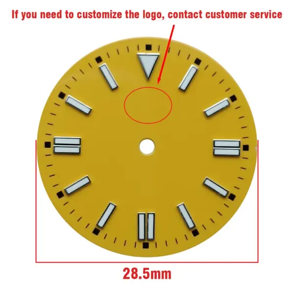 28.5mm Luminous Watch Dial for NH35/NH36/8215/2836 - Image 5