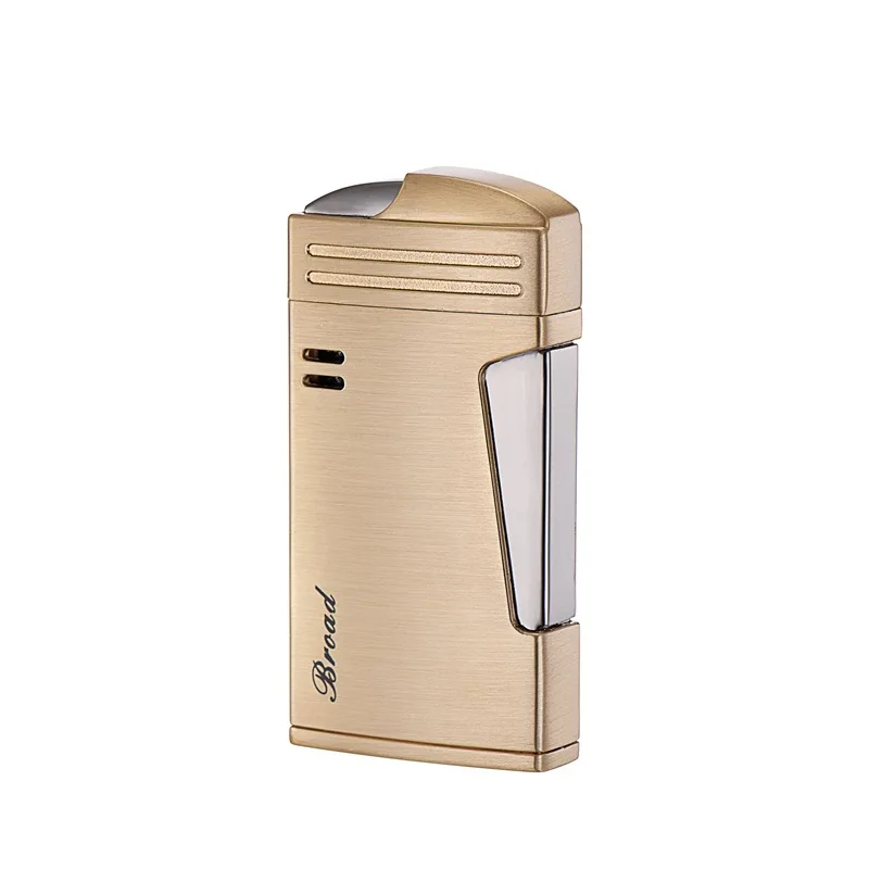 Windproof Metal Cigar Lighter Jet Torch Gas Flames 6 Windproof Metal Cigar Lighter Jet Torch Gas Flames - Image 6