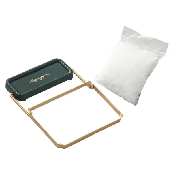 Foldable Kitchen Sink Filter Rack and Mesh Strainer - Image 7