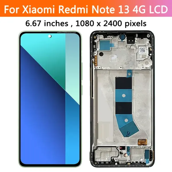 6.67 inches AMOLED Screen Replacement for Xiaomi Redmi Note 13 4G - Image 5