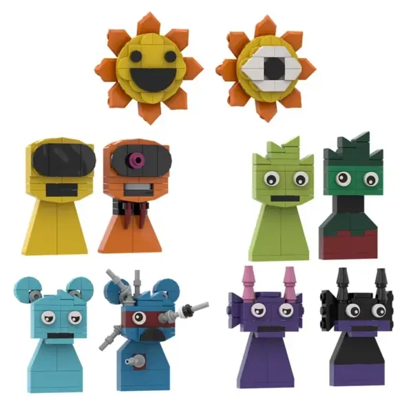 Gobricks Horror Incredibox Sprunki Building Blocks - Image 3