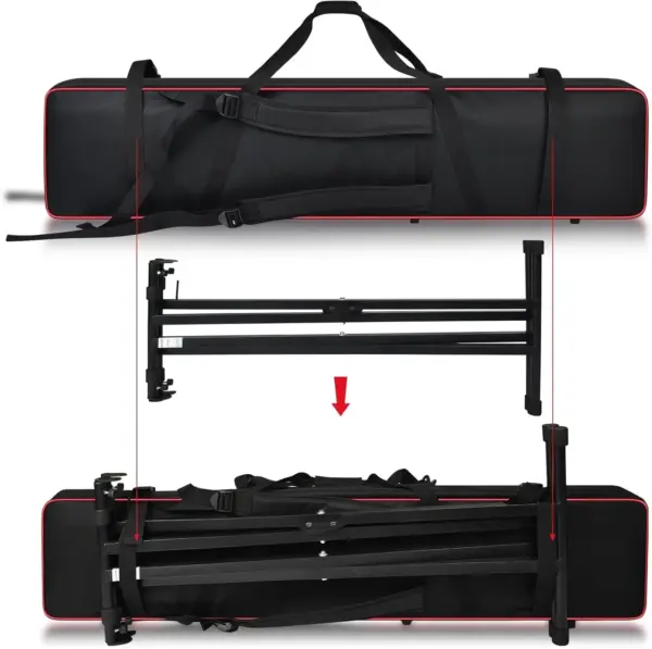 Yamaha P71/P143B Keyboard Case with Stand Holders - Image 4