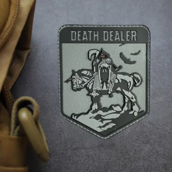 Skull Tactical 3D PVC Badge for Clothing & Gear - Image 5