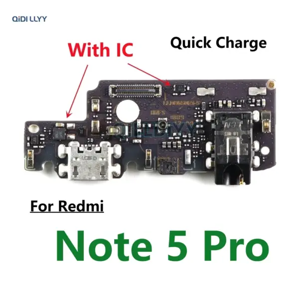Xiaomi Redmi Note 5 Pro USB Charging Port Flex Cable - Image 2