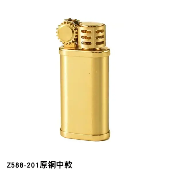 ZORRO Brass Kerosene Lighter Retro Portable Gadget - Image 11