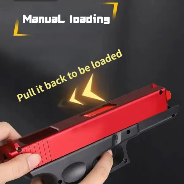 Manual G17 Foam Bullet Toy Gun - Image 5