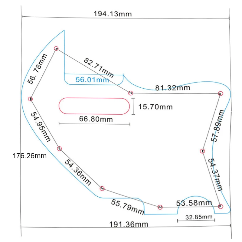 Pleroo Tele Merle Haggard F Hole Pickguard 6 Pleroo Tele Merle Haggard F Hole Pickguard - Image 6