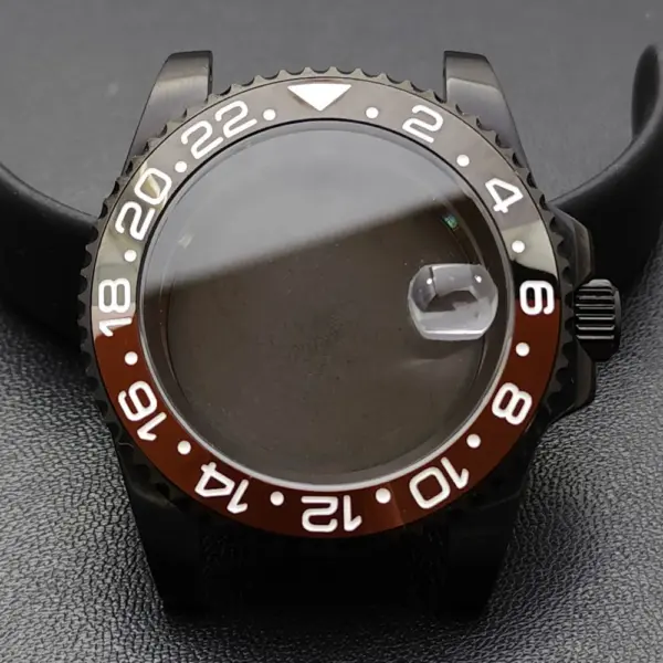 GMT 40.5MM Bidirectional Sapphire Watch Case for NH34 NH35 - Image 20