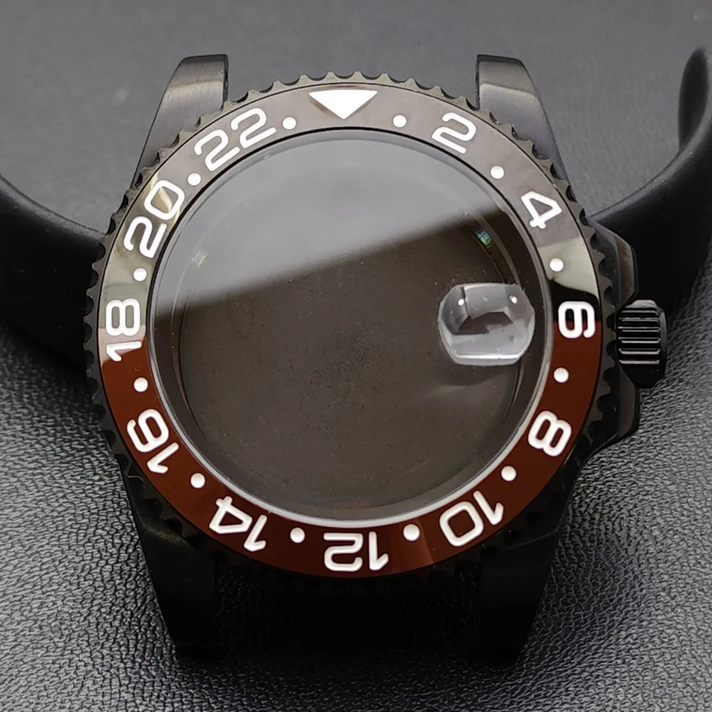 GMT 40.5mm Bidirectional Sapphire Watch Case for NH34/NH35 20 GMT 40.5mm Bidirectional Sapphire Watch Case for NH34/NH35 - Image 20
