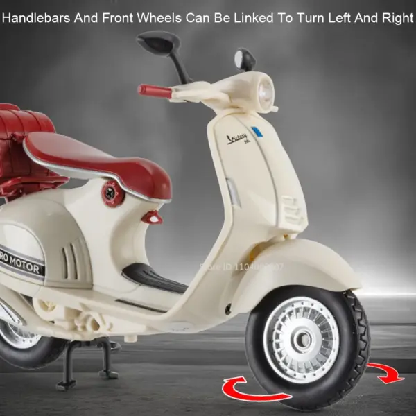 1:12 946 Model Retro Pedal Motorcycle Toy Alloy Diecast - Image 4