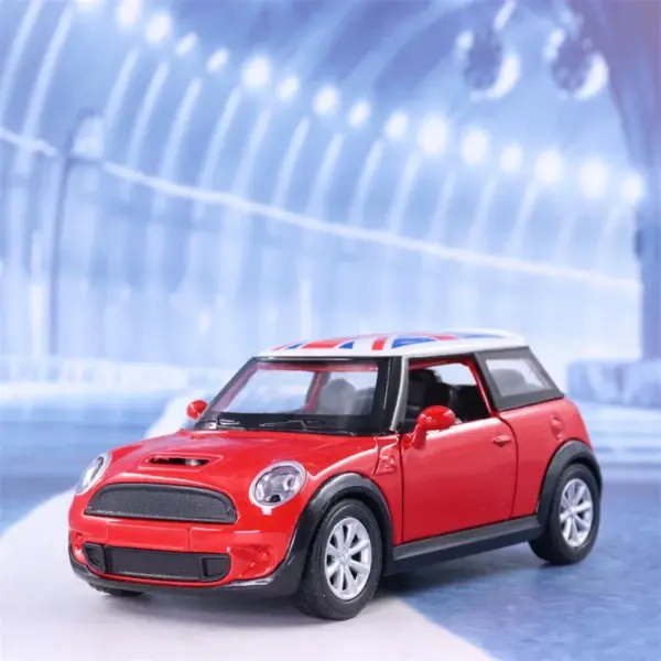 1:36 BMW Mini Cooper Die-Cast Model Car - Image 7