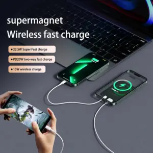 OnePlus Magnetic Wireless PowerBank 20000mAh 22.5W Fast Charging External Battery for Samsung iPhone Xiaomi PD 20W Powerbank New 15 Scd4f87acee98440e974d0a13182f53cai
