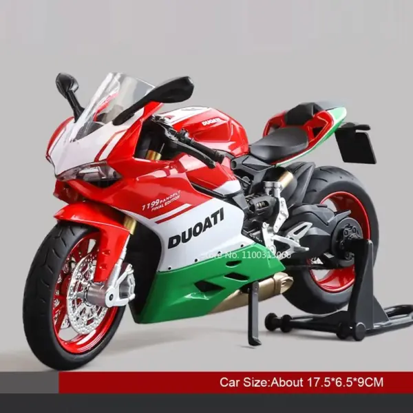V4S 1199 1:12 Diecast Motorcycle Model - Image 10