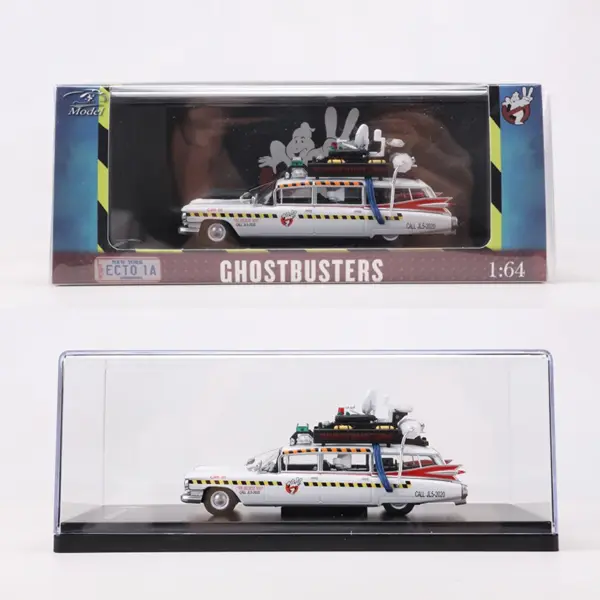 Ghostbusters ECTO 1:64 Diecast Model Car - Image 2