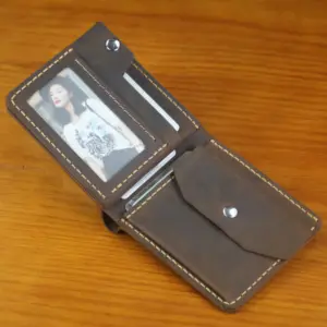 Luxury Handmade Cow Leather Wallet WF310 21 Scdaa8836df0346299a153f9a9dd727706