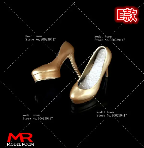1/6 Scale Fashion Girl High Heel Shoes Model - Image 10