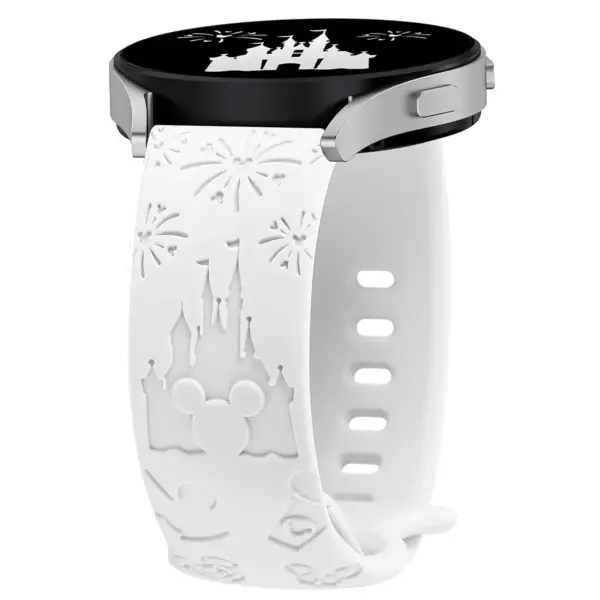 20mm Castle Engraved Silicone Strap for Galaxy Watch - Image 15