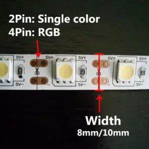 5-Pack LED Strip Connectors for 3528-5050 Strips 23 Sce1248d484cc4da69f36de0d5644f8eee