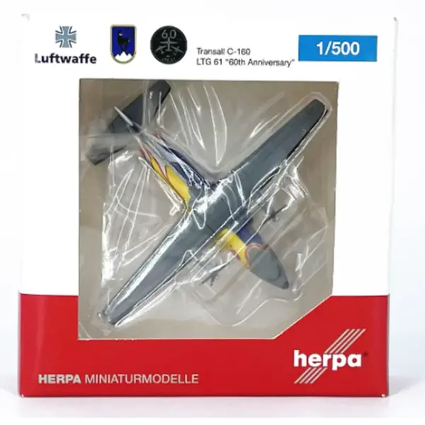 Herpa 1:500 C-160 Transport Aircraft Model Collectible - Image 5