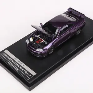 MotorHelix 1:64 NISMO R34 Z-TUNE Alloy Model Car 15 Sce62d983e9424c3d8ed486f9da20871bC 2