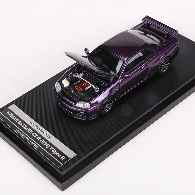 MotorHelix 1:64 NISMO R34 Z-TUNE Alloy Model Car 8 MotorHelix 1:64 NISMO R34 Z-TUNE Alloy Model Car - Image 8