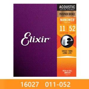 Premium Acoustic Guitar Strings Set 11-52 26 Sce70eb6030524a999e915a1dc072aa59z 8