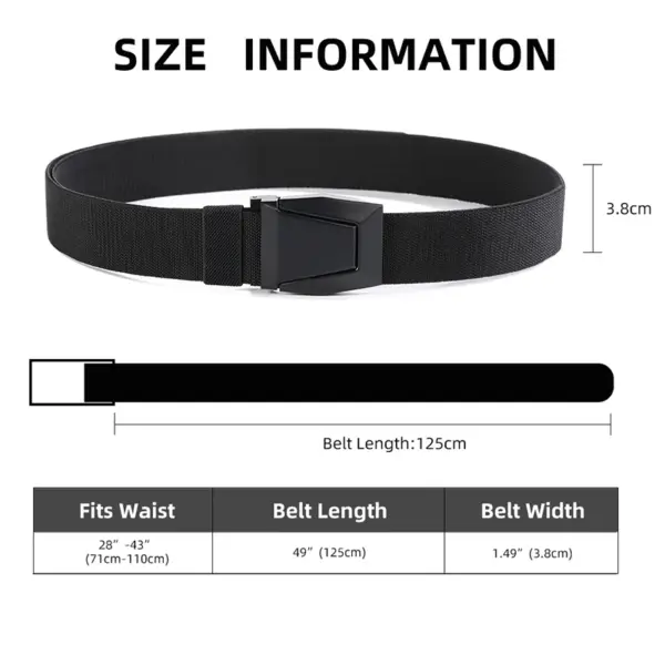 Men's Tactical Canvas Belt Model YD708 - Image 2