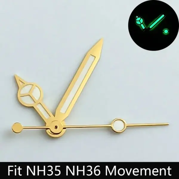 Silver/Gold N H35 Watch Hands for NH35 ETA 286 Movement - Image 44