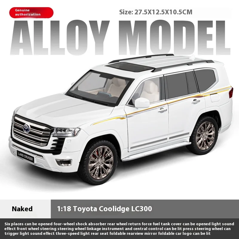 Large 1:18 Toyota Land Cruiser LC300 Alloy Model 7 Large 1:18 Toyota Land Cruiser LC300 Alloy Model - Image 7