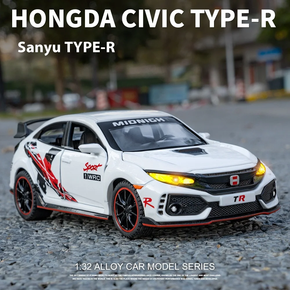 1/32 Honda Civic Type-R Diecast Model Car 2 1/32 Honda Civic Type-R Diecast Model Car - Image 2